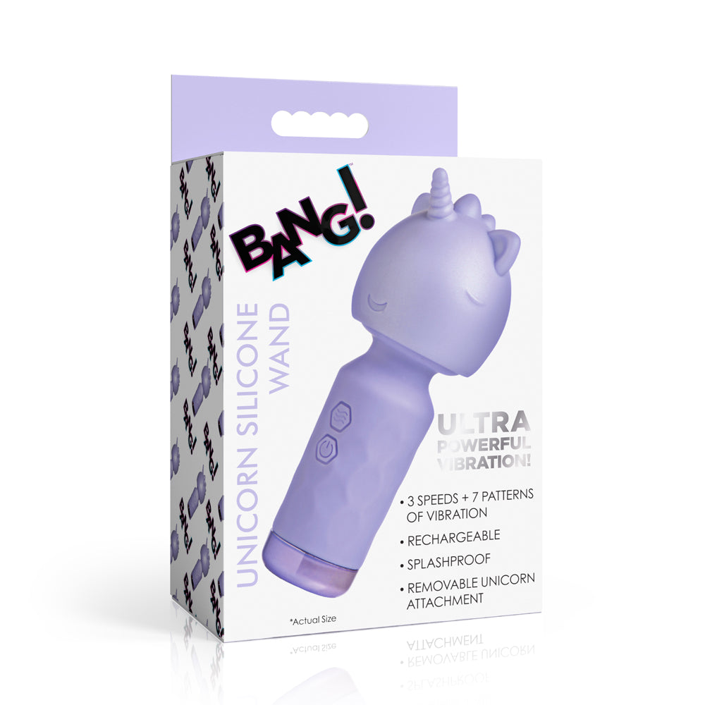 Bang! Unicorn Silicone Wand | 848518058447 | Available at EroticWarehouse.com