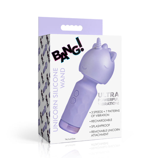 Bang! Unicorn Silicone Wand | 848518058447 | Available at EroticWarehouse.com