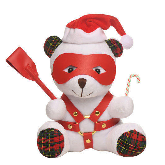 Master Series Holiday Bondage Bear White | 848518059031 | Available at EroticWarehouse.com