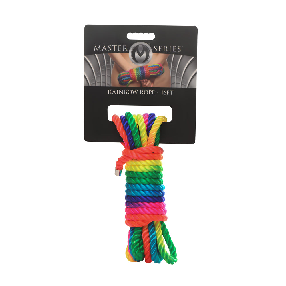 Master Series Rainbow Rope 16Ft | 848518059444 | Available at EroticWarehouse.com