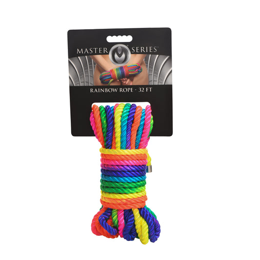 Master Series Rainbow Rope 32Ft | 848518059451 | Available at EroticWarehouse.com