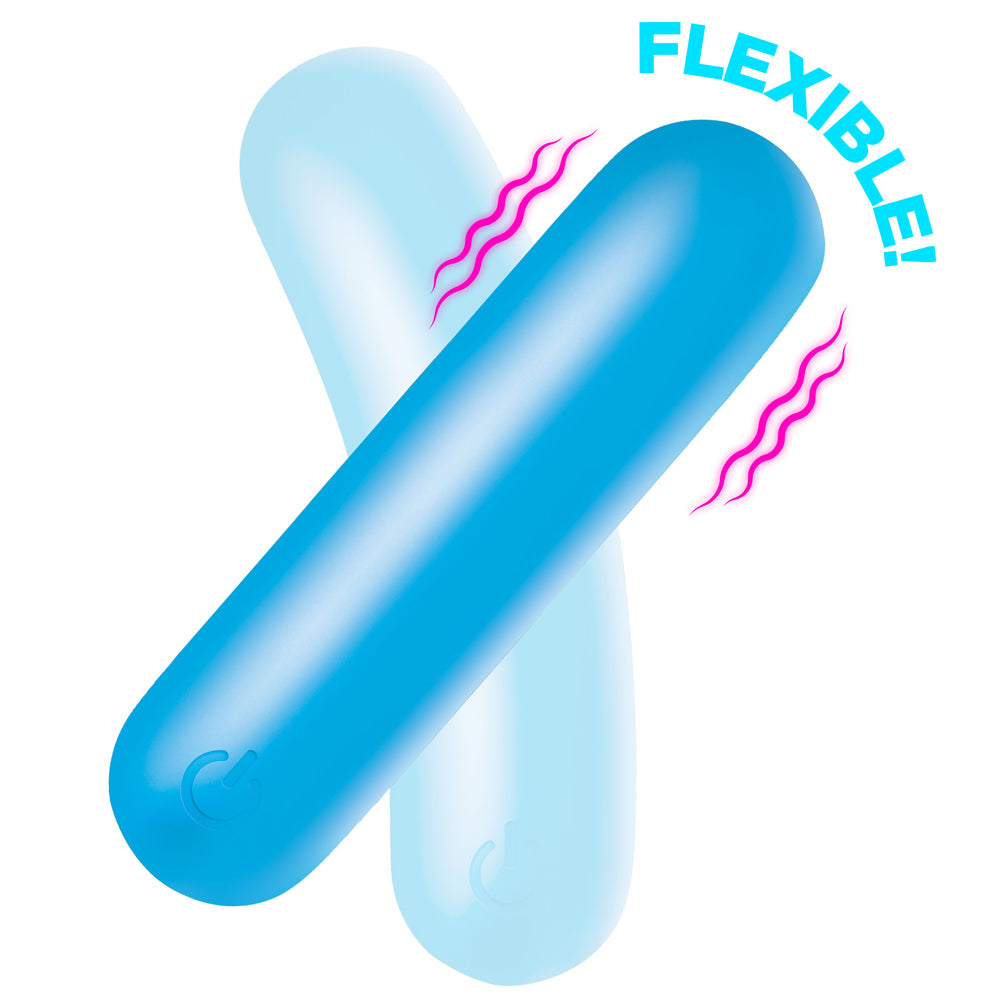 Bang! Flexible Silicone Bullet Blue | 848518059499 | Available at EroticWarehouse.com