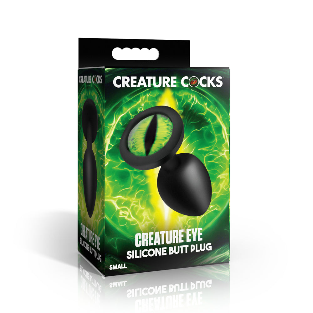 Creature Cocks Creature Green Eye Silicone Butt Plug Small | 848518059871 | Available at EroticWarehouse.com