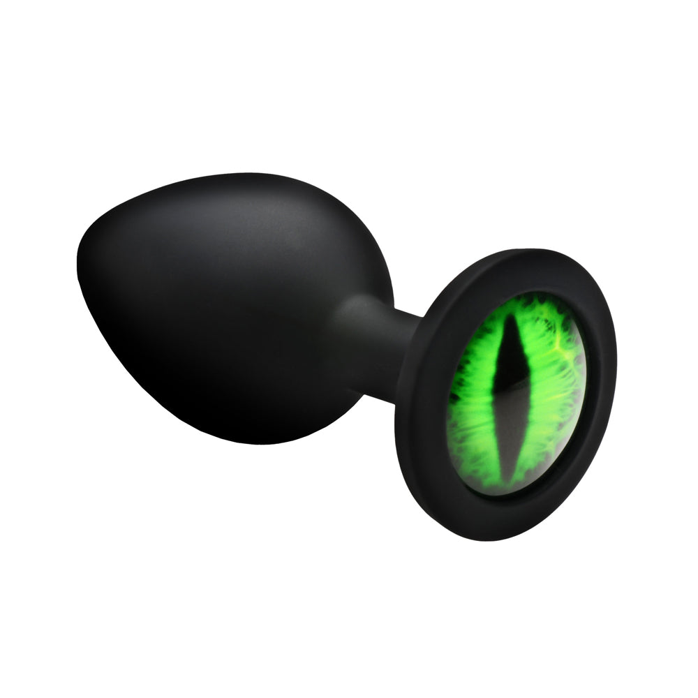 Creature Cocks Creature Green Eye Silicone Butt Plug Medium | 848518059888 | Available at EroticWarehouse.com