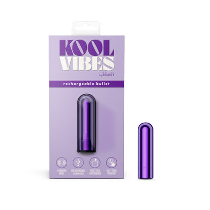 Kool Vibes Rechargeable Mini Bullet Grape | 850002870527 | Available at EroticWarehouse.com