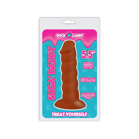 Suga Daddy 5.5" Brown | 850006647408 | Available at EroticWarehouse.com