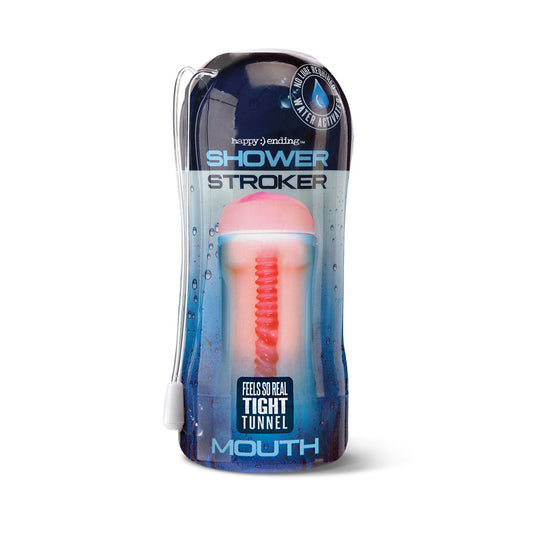 Happy :) Ending Shower Stroker Self Lubricating Mouth | 850010096018 | Available at EroticWarehouse.com