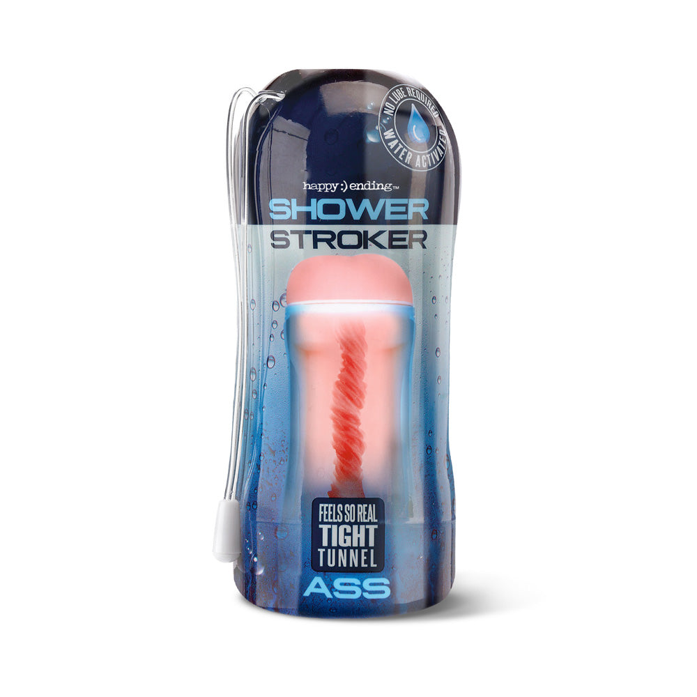 Happy :) Ending Shower Stroker Self Lubricating Ass | 850010096025 | Available at EroticWarehouse.com