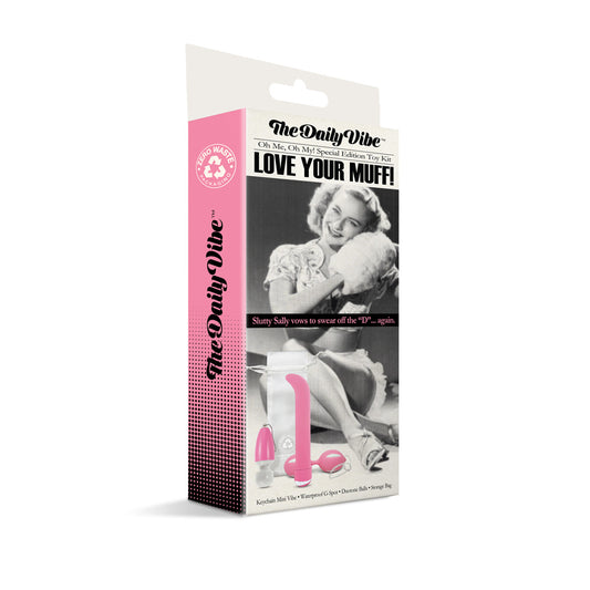 The Daily Vibe Special Edition Toy Kit Love Your Muff | 850010096285 | Available at EroticWarehouse.com