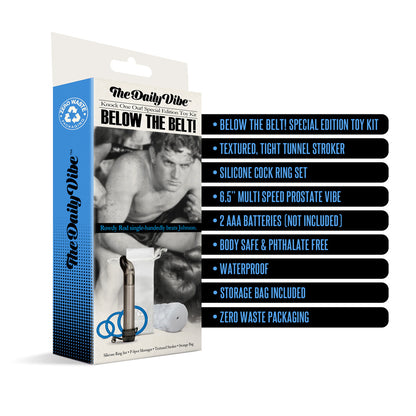 The Daily Vibe Special Edition Toy Kit Below The Belt | 850010096292 | Available at EroticWarehouse.com