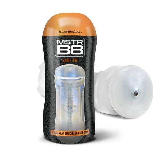 Mstr B8 In The Clear-View Stroker Cup Hand Job | 850010096681 | Available at EroticWarehouse.com
