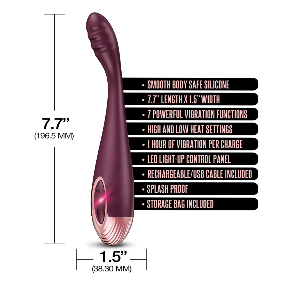 Zola Rechargeable Silicone Warming G-Spot Massager | 850010096841 | Available at EroticWarehouse.com