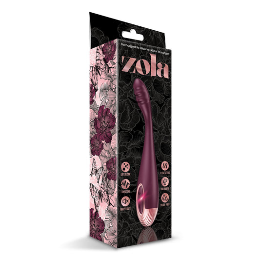 Zola Rechargeable Silicone Warming G-Spot Massager | 850010096841 | Available at EroticWarehouse.com