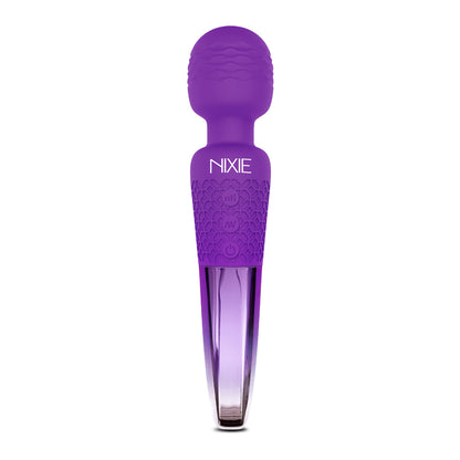 Nixie Rechargeable Wand Massager Purple Ombre | 850010096902 | Available at EroticWarehouse.com
