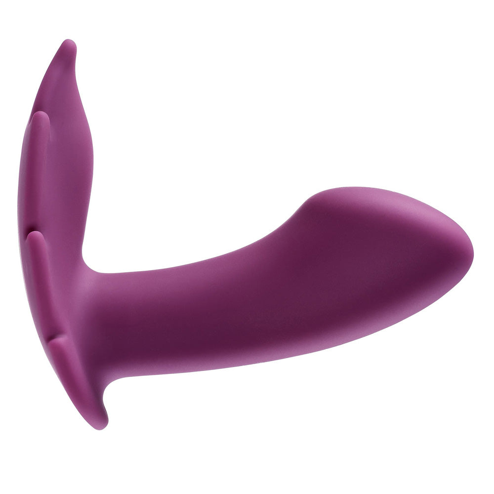 Cloud 9 Health & Wellness Panty Leaf Vibe Plum | 850013016488 | Available at EroticWarehouse.com