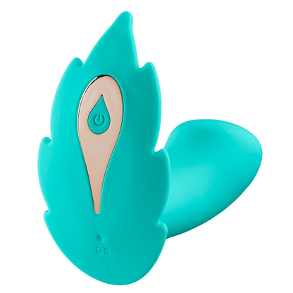 Cloud 9 Health & Wellness Panty Leaf Vibe Teal | 850013016495 | Available at EroticWarehouse.com