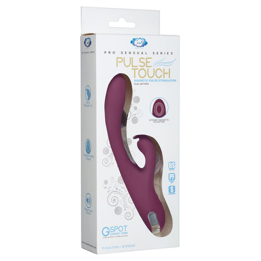 Pro Sensual Series Magnetic Pulsation And Air Pulsation G Spot Rabbit Plum | 850013016587 | Available at EroticWarehouse.com
