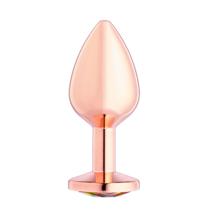 Gems Rosy Gold Anal Plug Medium | 850013016730 | Available at EroticWarehouse.com
