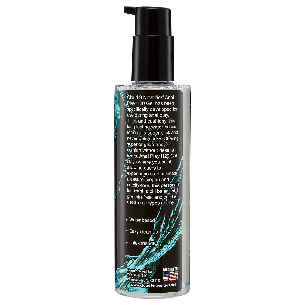 Cloud 9 H2O Anal Play Gel 8 Oz. | 850013016853 | Available at EroticWarehouse.com