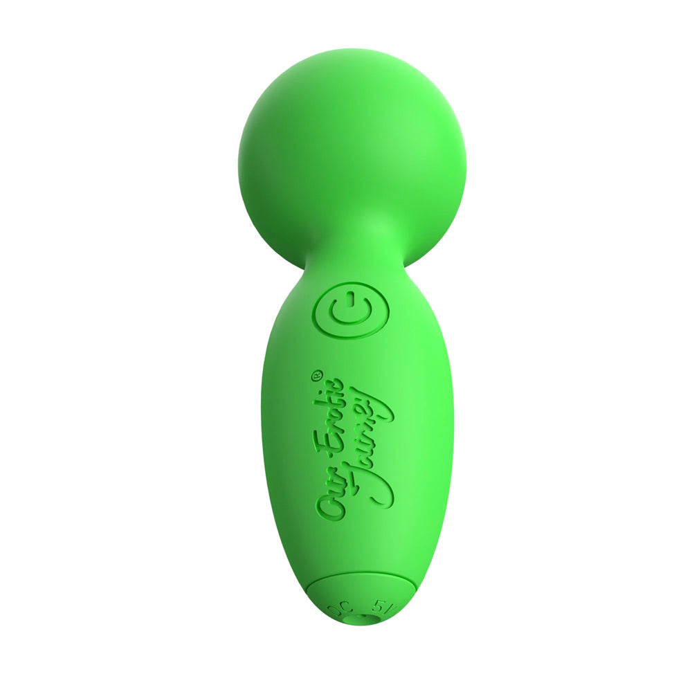 Lit Go Glow Mini Wand Green | 850017269910 | Available at EroticWarehouse.com