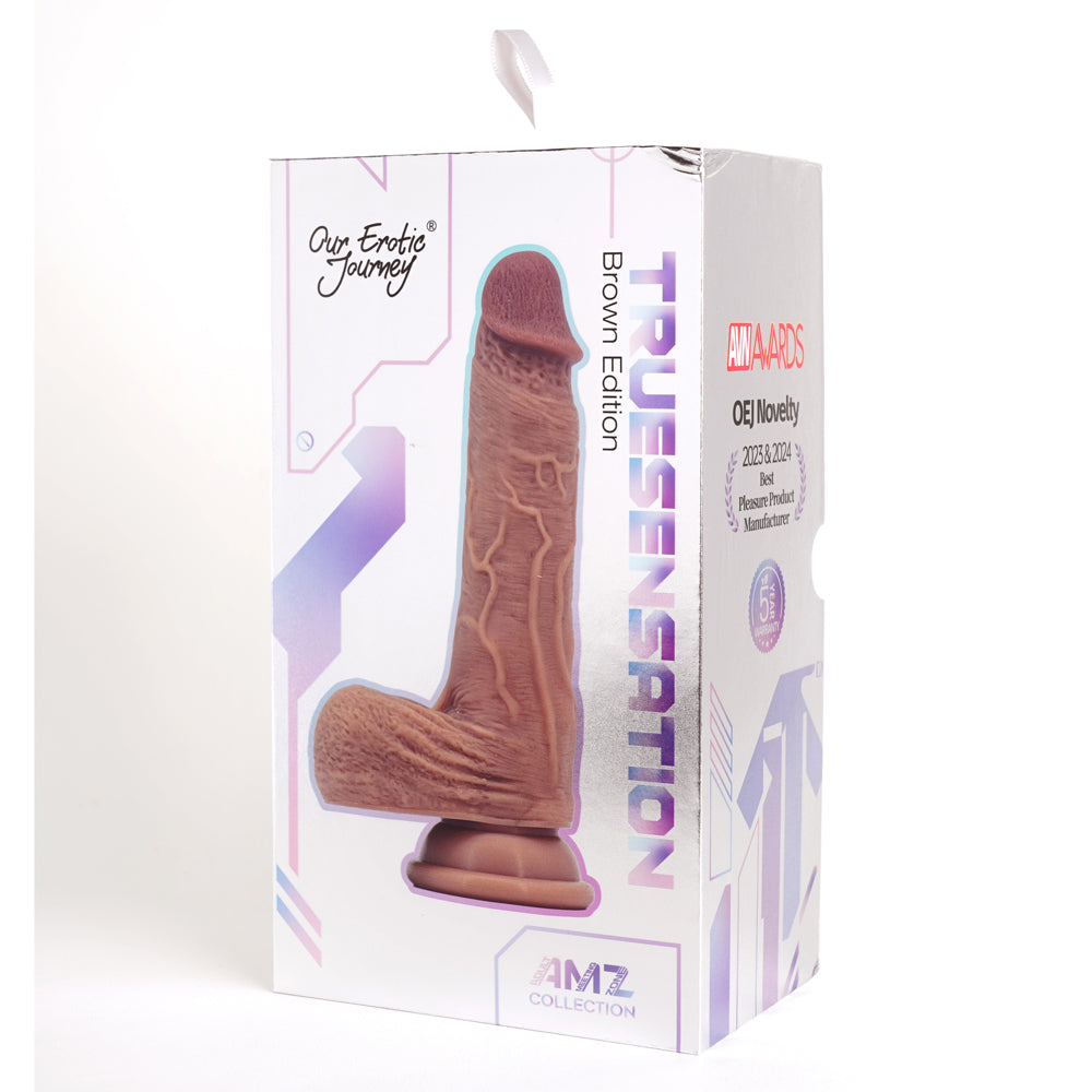 Amz True Sensation Brown | 850017269972 | Available at EroticWarehouse.com