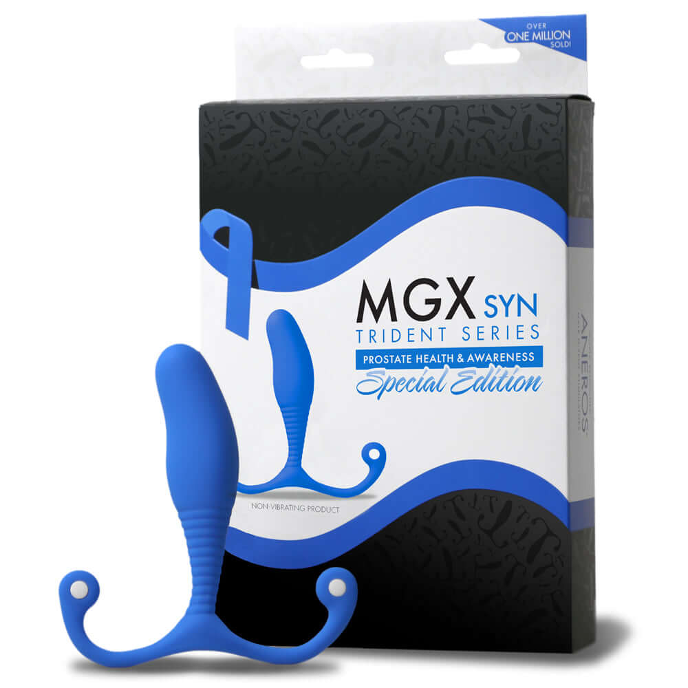 Blue Mgx Syn Trident | 850040572001 | Available at EroticWarehouse.com