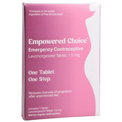 Versea Empowered Choice Emergency Contraception Single Levonorgestrel 1.5 Mg Tablet | 850041338125 | Available at EroticWarehouse.com
