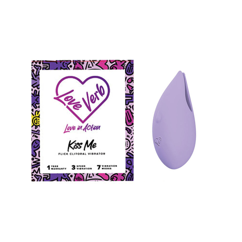 Love Verb Kiss Me Clitoral Vibrator | 850047824073 | Available at EroticWarehouse.com
