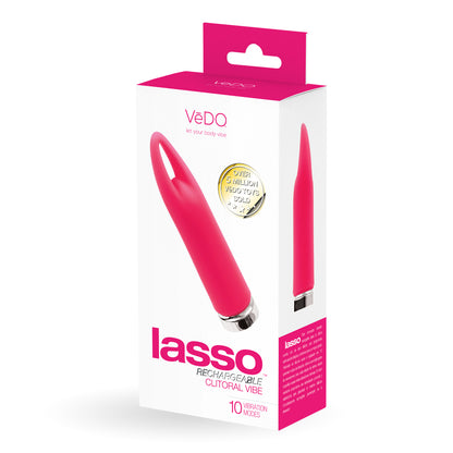 Lasso Rechargeable Bullet Vibe Pink | 850052871376 | Available at EroticWarehouse.com