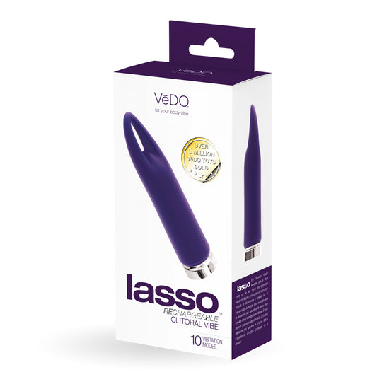 Lasso Rechargeable Bullet Vibe Purple | 850052871383 | Available at EroticWarehouse.com