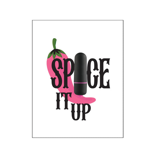 Spice It Up NaughtyVibes Greeting Card | 850054576941 | Available at EroticWarehouse.com