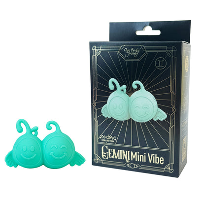 Zodiac Collection Gemini Mini Vibe Light Blue | 850068969029 | Available at EroticWarehouse.com