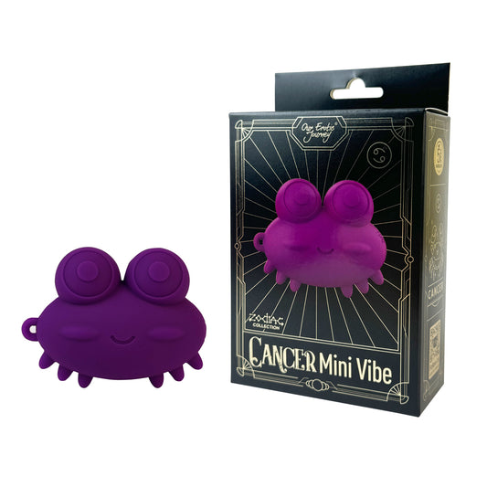 Zodiac Collection Cancer Mini Vibe Purple | 850068969036 | Available at EroticWarehouse.com