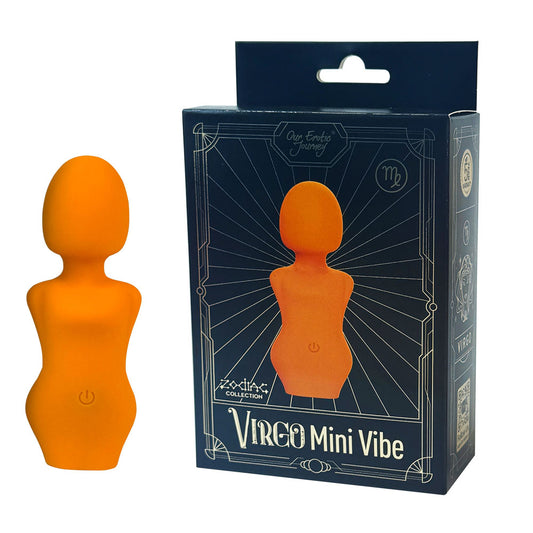 Zodiac Collection Virgo Mini Vibe Orange | 850068969050 | Available at EroticWarehouse.com