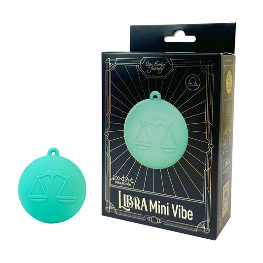 Zodiac Collection Libra Mini Vibe Light Blue | 850068969067 | Available at EroticWarehouse.com