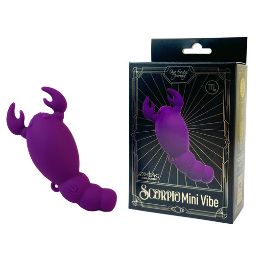 Zodiac Collection Scorpio Mini Vibe Purple | 850068969074 | Available at EroticWarehouse.com