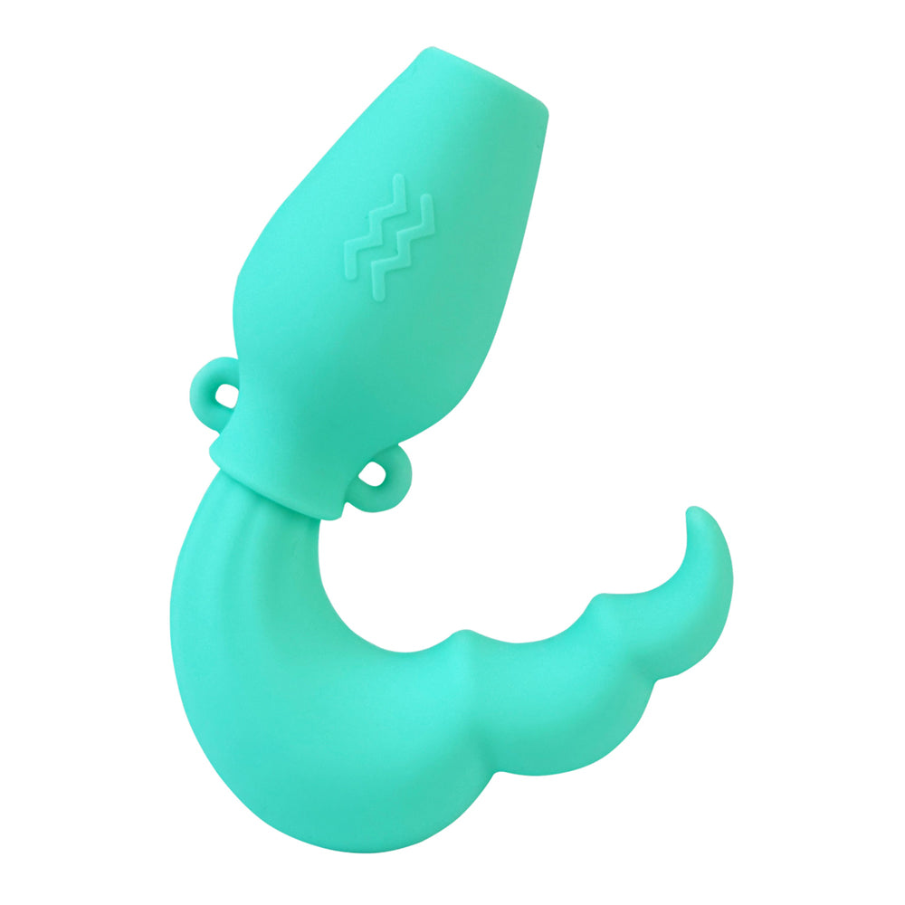 Zodiac Collection Aquarius Mini Vibe Light Blue | 850068969104 | Available at EroticWarehouse.com