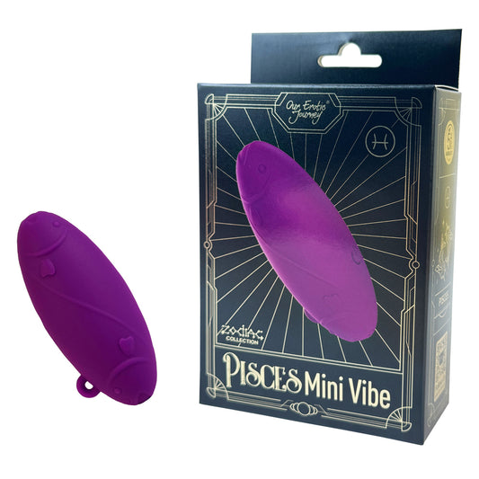 Zodiac Collection Pisces Mini Vibe Purple | 850068969111 | Available at EroticWarehouse.com