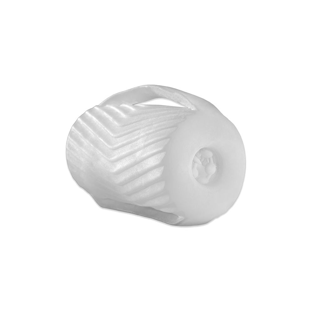 Perfect Fit Male Masturbator W/Grip Clear | 851127008055 | Available at EroticWarehouse.com
