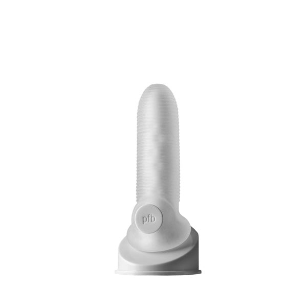 Fat Boy Micro Ribbed Sheath 5.5" Clear | 851127008109 | Available at EroticWarehouse.com