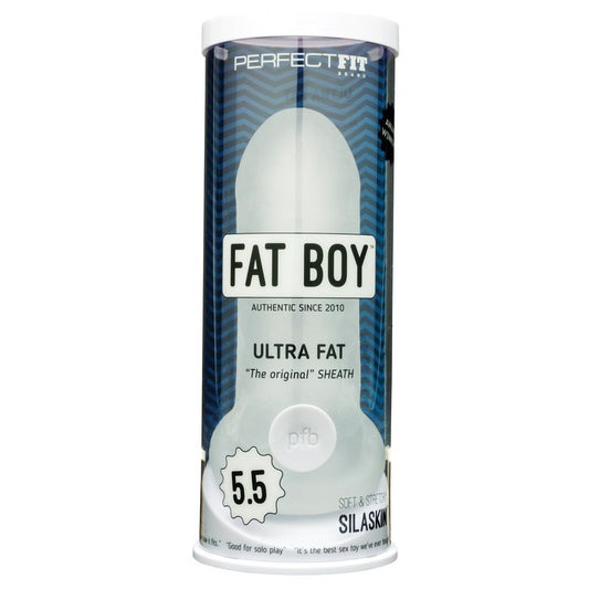 Fat Boy Original Ultra Fat 5.5" Clear | 851127008147 | Available at EroticWarehouse.com