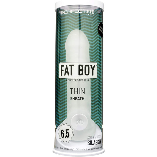 Fat Boy Thin 6.5" Clear | 851127008154 | Available at EroticWarehouse.com