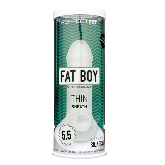 Fat Boy Thin 5" Clear | 851127008161 | Available at EroticWarehouse.com