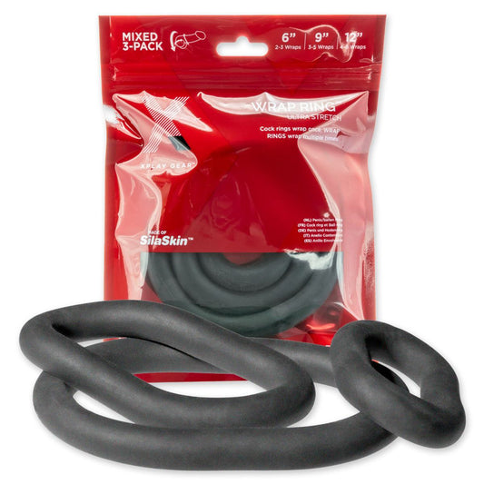 The Xplay 6. 9 And 12 Ultra Wrap Ring Pack | 851127008673 | Available at EroticWarehouse.com