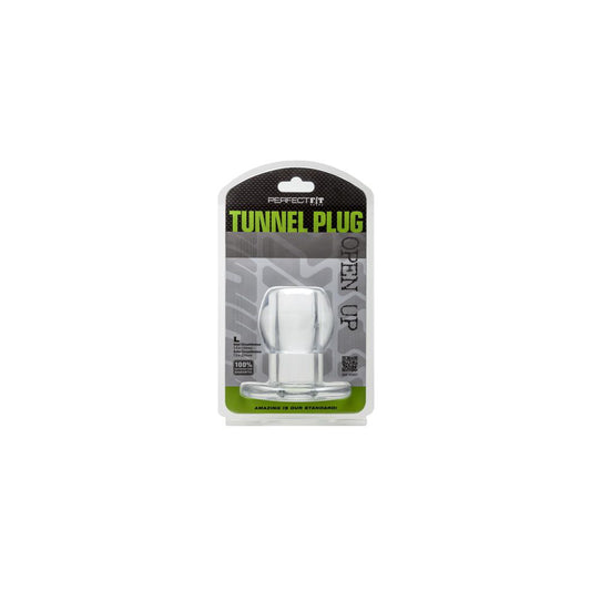 Tunnel Plug - Large - Clear | 852184004257 | Available at EroticWarehouse.com