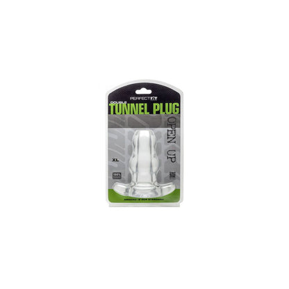 Double Tunnel Plug - X- Large - Clear | 852184004530 | Available at EroticWarehouse.com