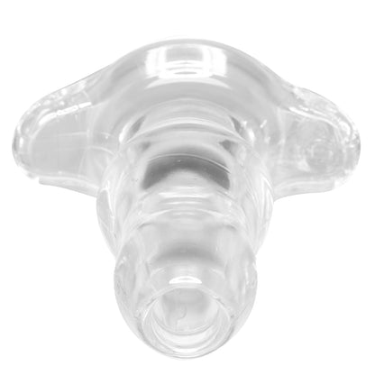 Double Tunnel Plug - X- Large - Clear | 852184004530 | Available at EroticWarehouse.com