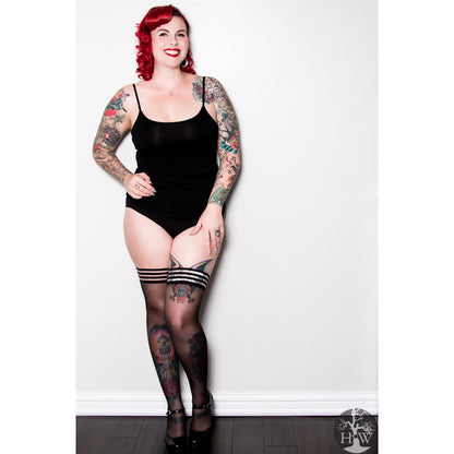 Taylor Black Sheer Size C | 852531004541 | Available at EroticWarehouse.com