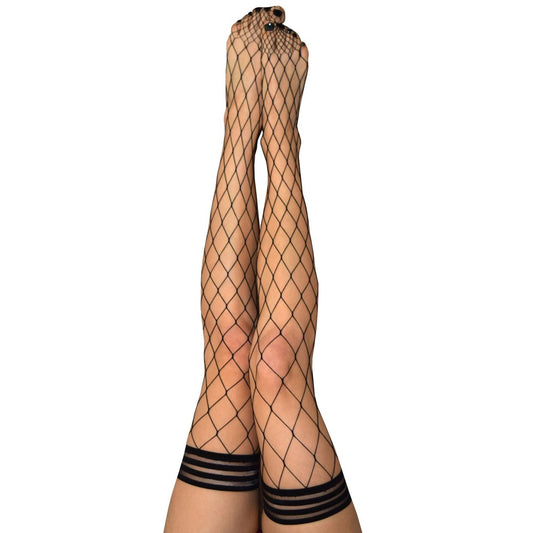 Michelle Black Large Net Fishnet Size B | 852531004909 | Available at EroticWarehouse.com