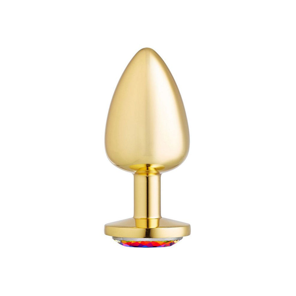 Cloud 9 Gems Gold Anal Plug Large | 853545008082 | Available at EroticWarehouse.com